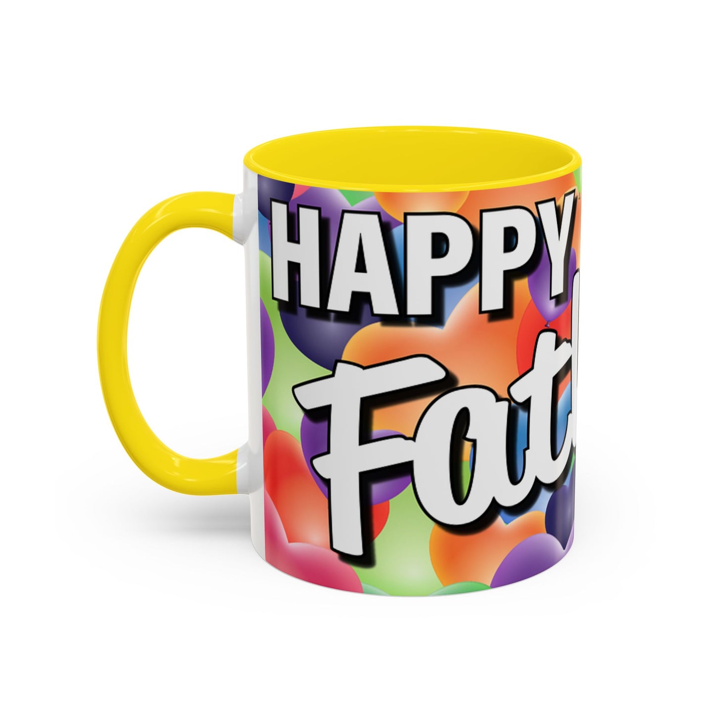 Happy Father's Day - Accent Coffee Mug (11, 15oz) - Father's Day