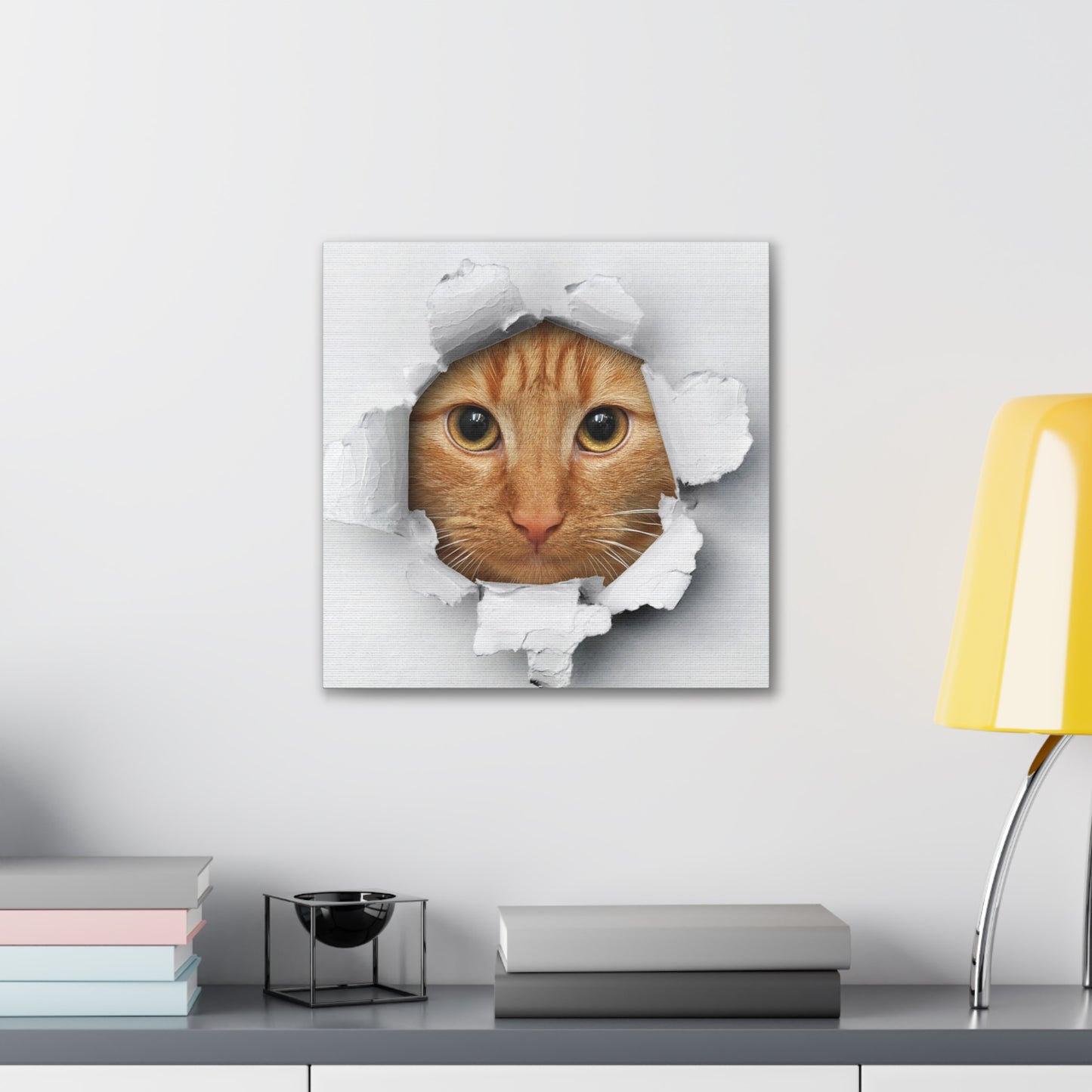 Surprise Kitty - Canvas Stretched, 0.75"