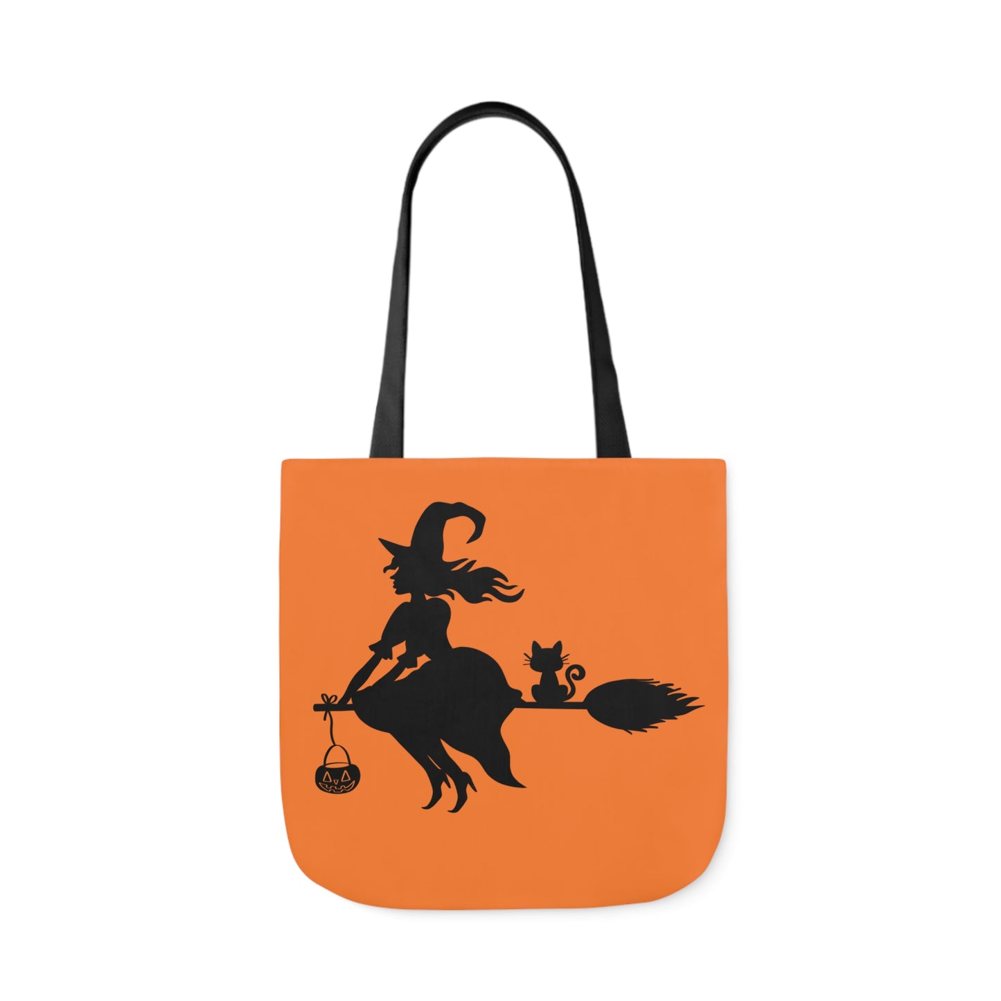 Witch - Canvas Tote Bag, 5-Color Straps - Halloween