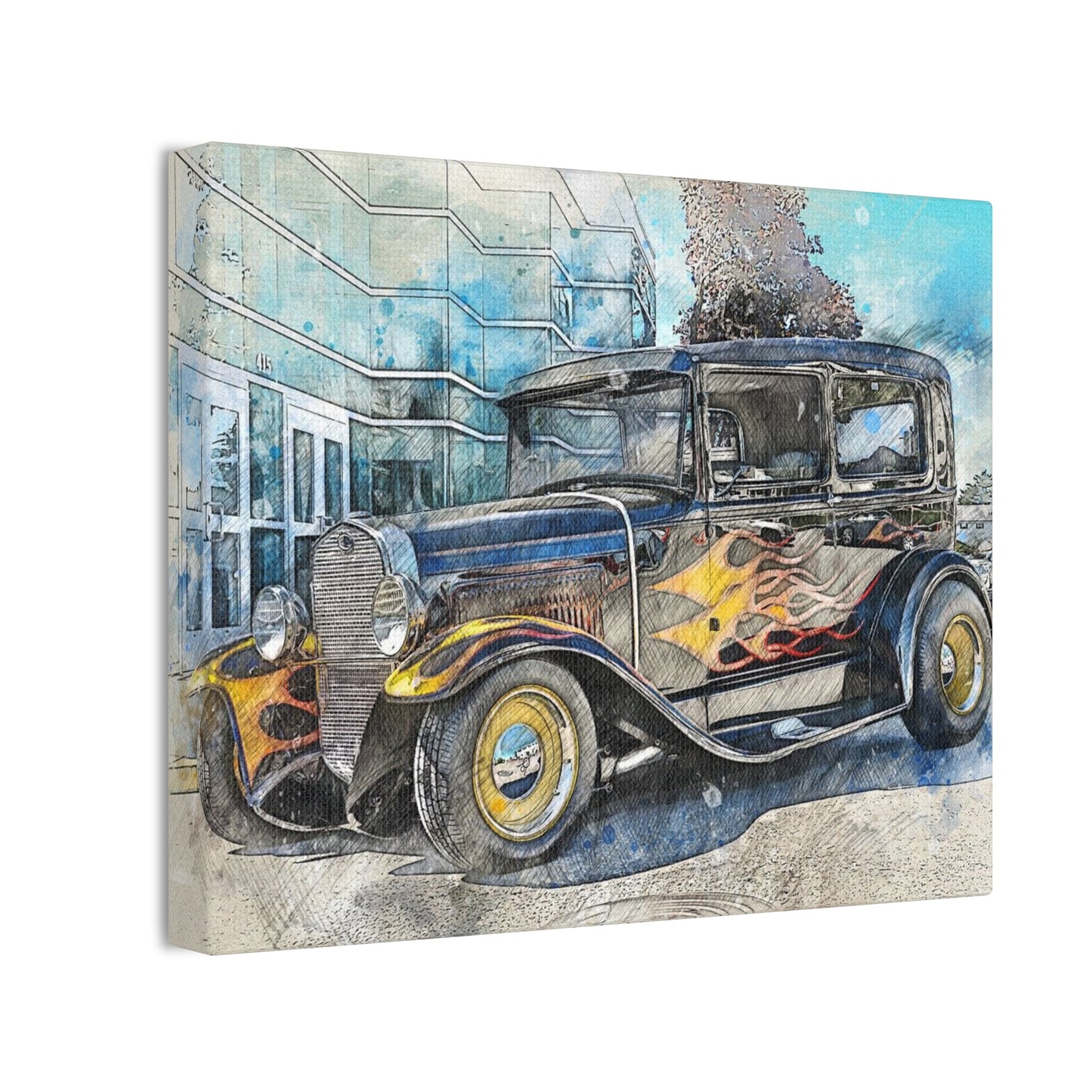 Coupe - Canvas Stretched, 0.75" - Father's Day