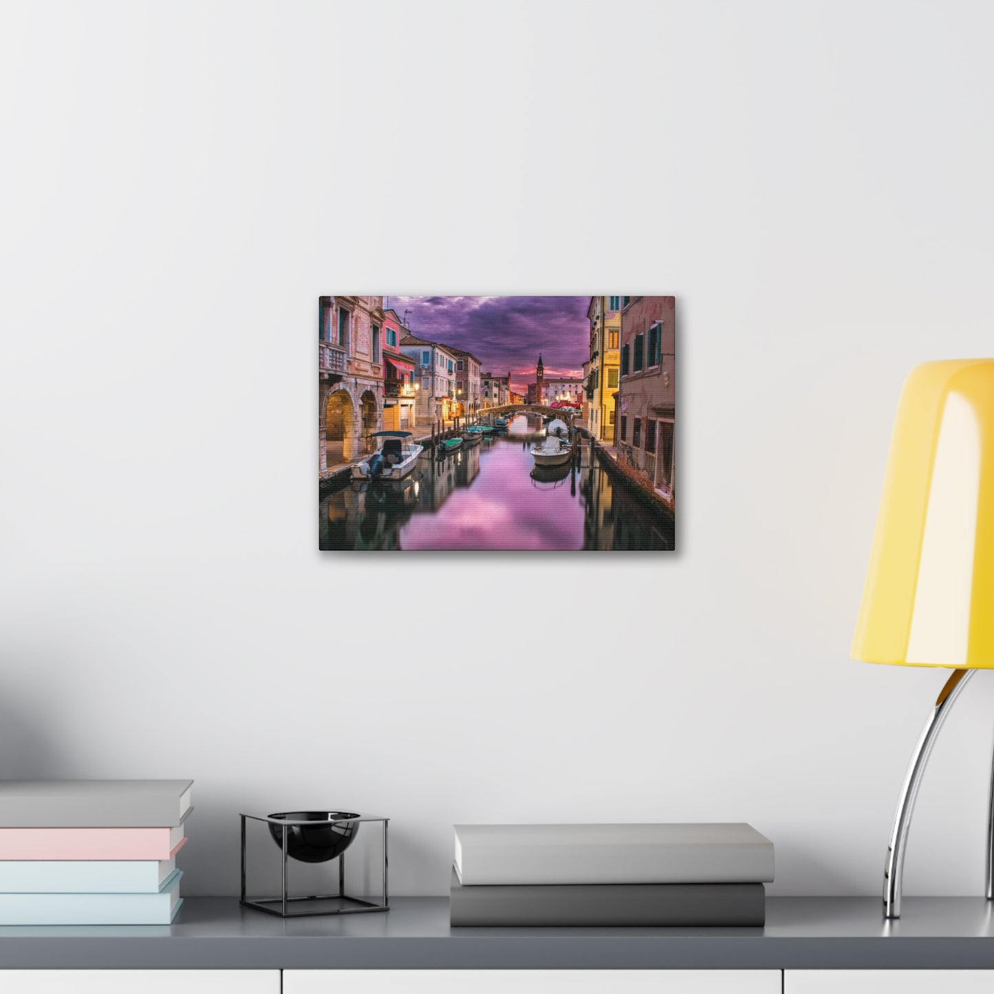 Venice Canal - Canvas Stretched, 0.75"