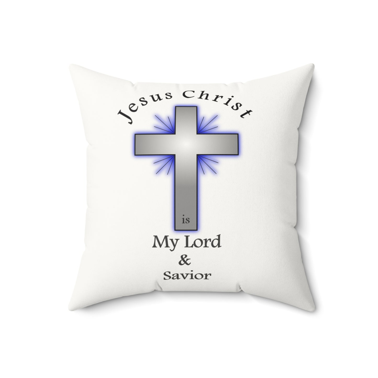 My Lord and Savior - Faux Suede Square Pillow - Easter - Mother's Day - Father's Day