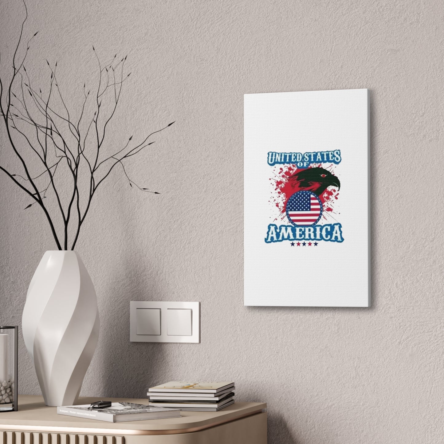 United States of America - Canvas Stretched, 0.75"