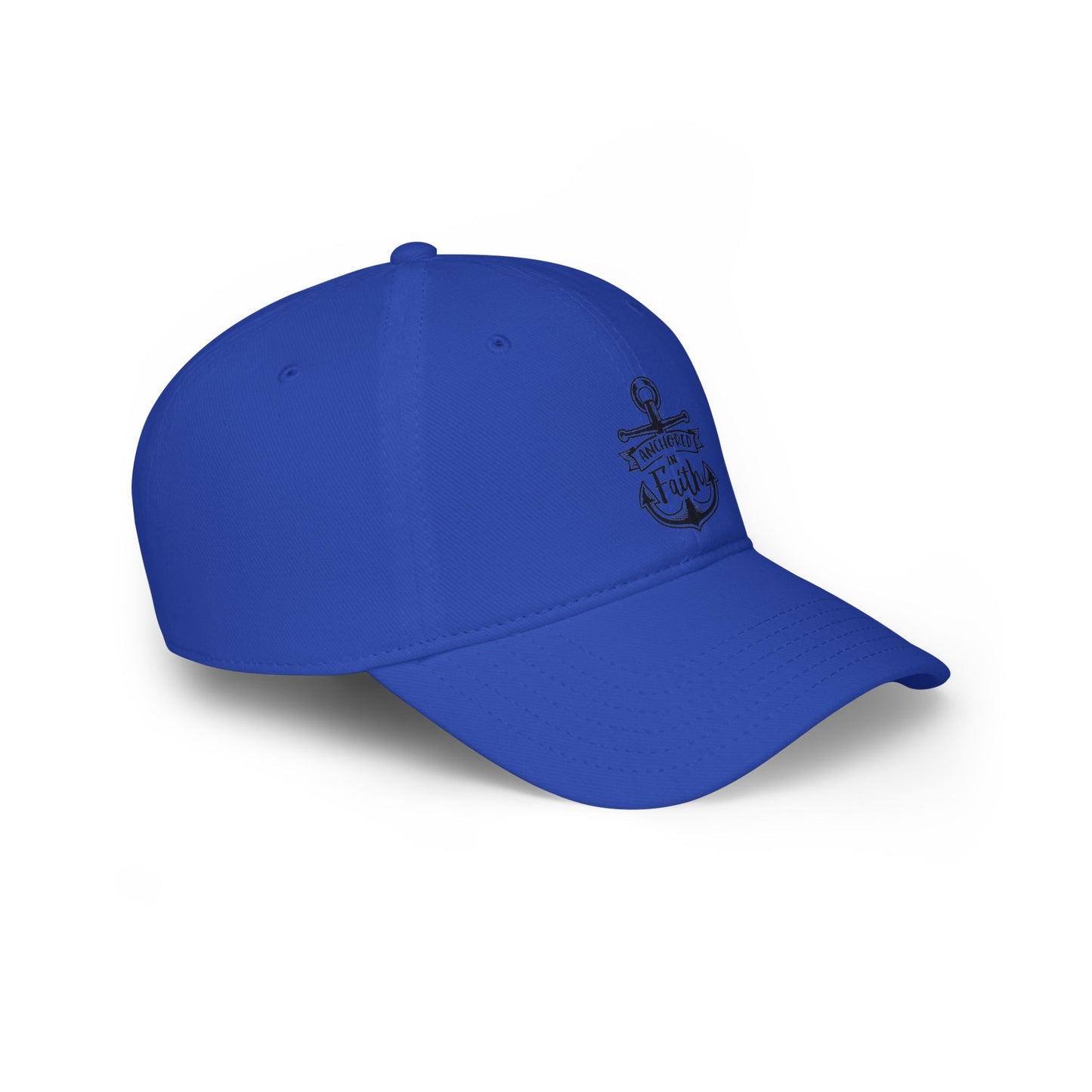 Anchored in Faith - Low Profile Ball Cap - Religion