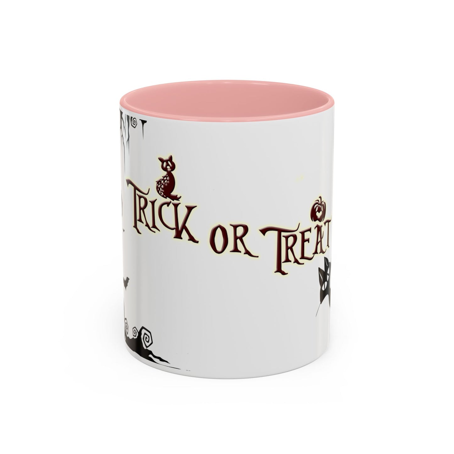 Trick or Treat -Accent Coffee Mug (11, 15oz) - Halloween