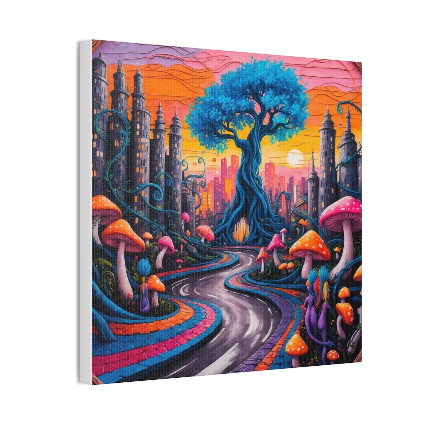 Candy Road - Canvas Stretched, 0.75"