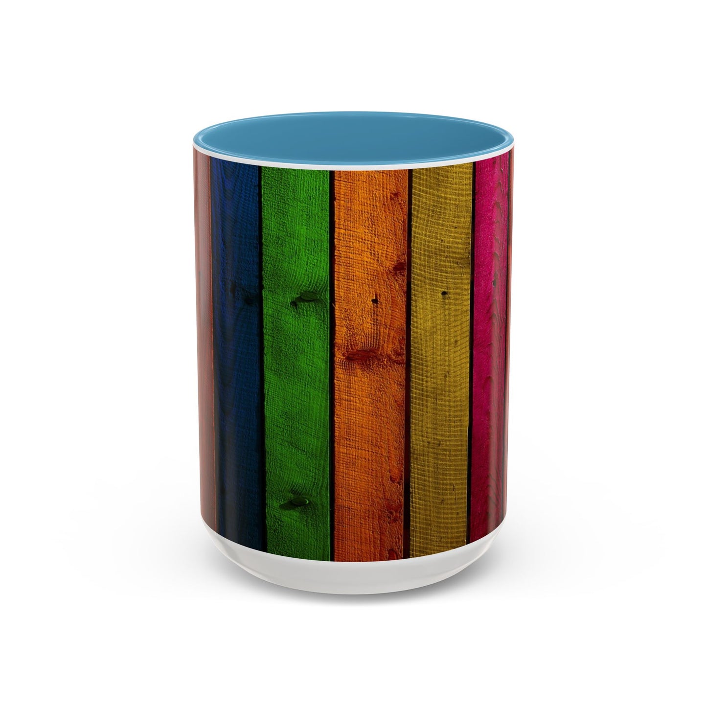 Colored Planks - Accent Coffee Mug (11, 15oz)