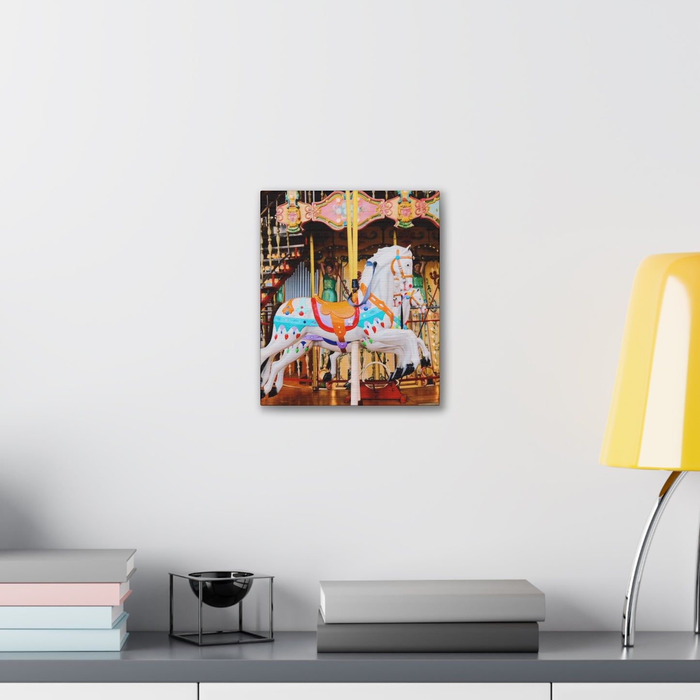 Carousel Horses - Canvas Stretched, 0.75"