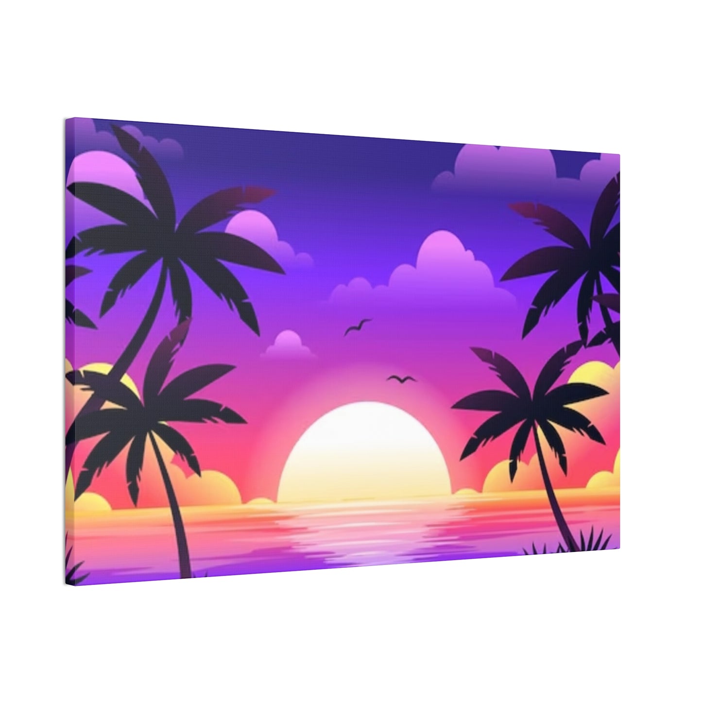 Island Sunset - Canvas Stretched, 0.75"