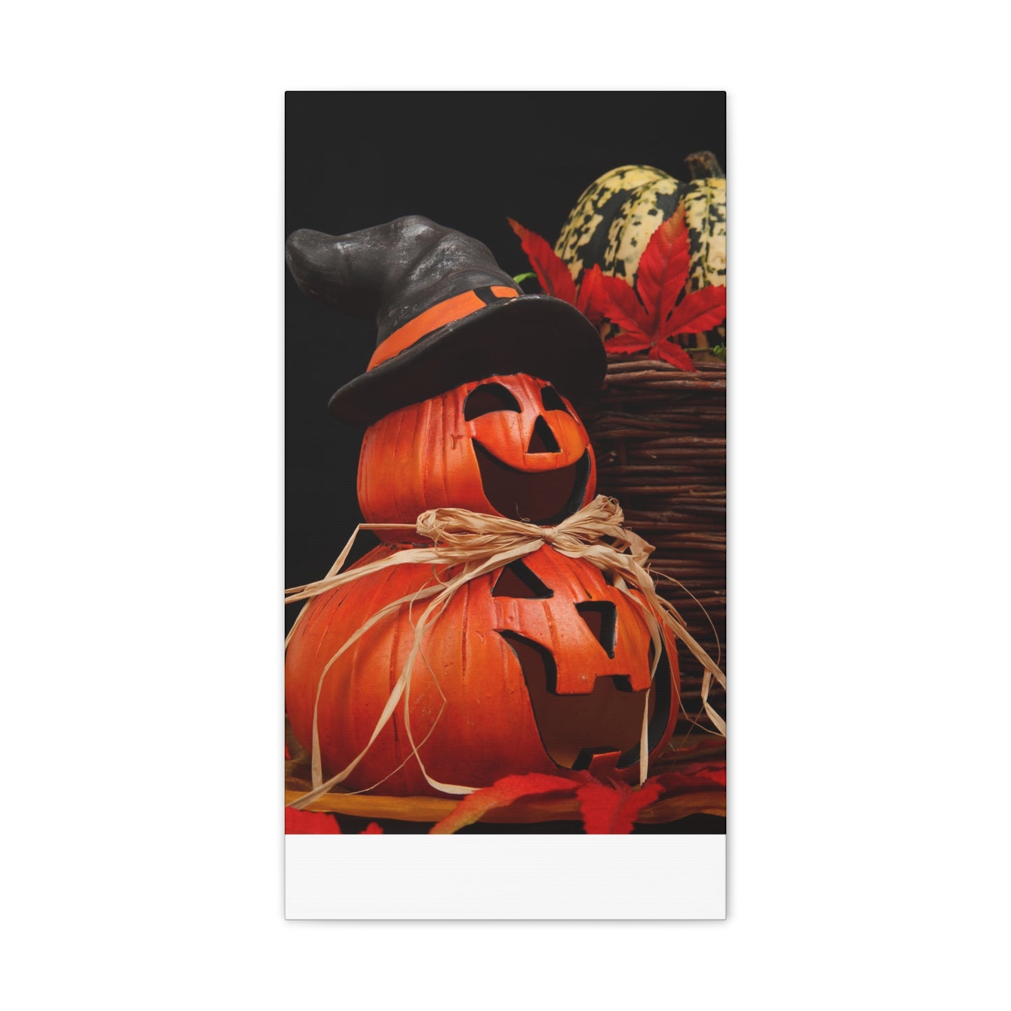 Pumpkins - Canvas Stretched, 0.75" - Halloween