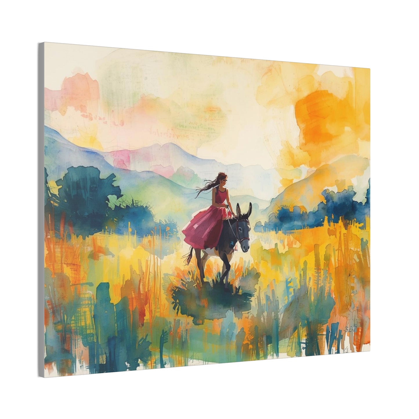 Girl in the Field - Canvas Stretched, 0.75" - Wall Art 2026 - Individuals