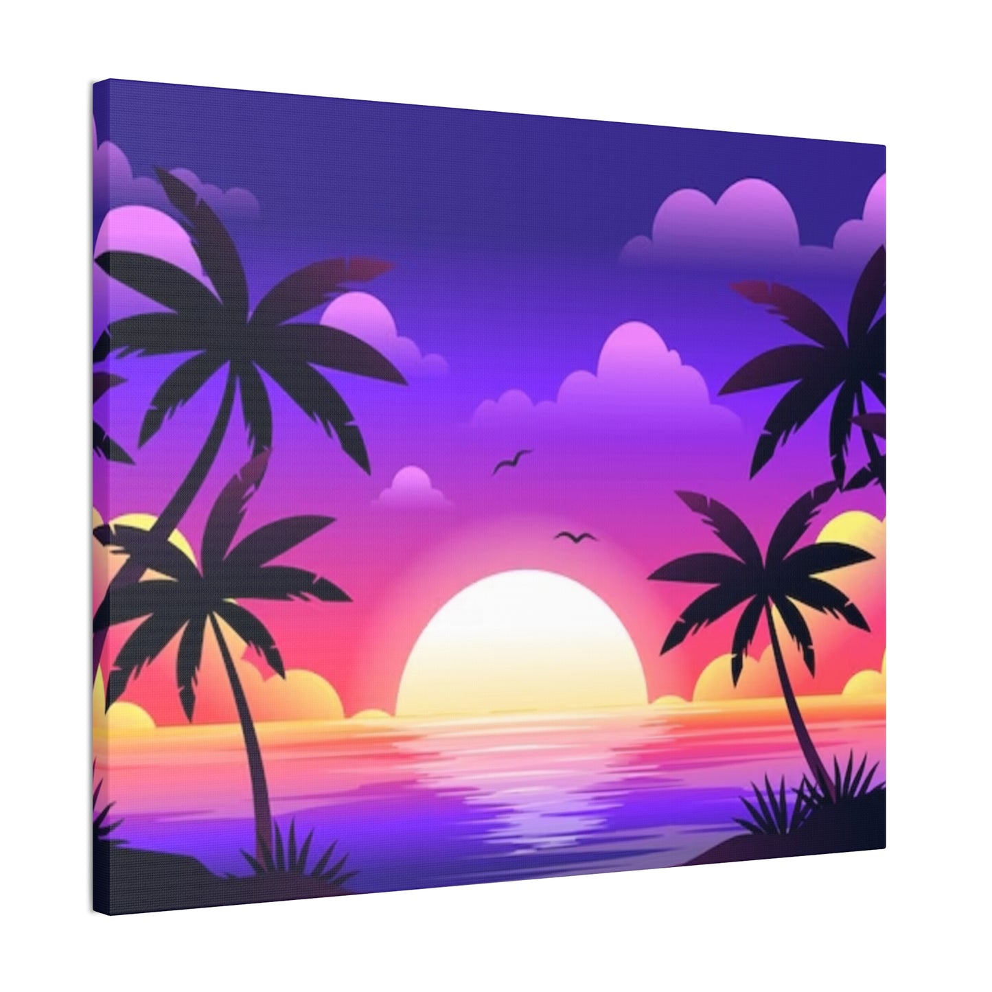 Island Sunset - Canvas Stretched, 0.75"