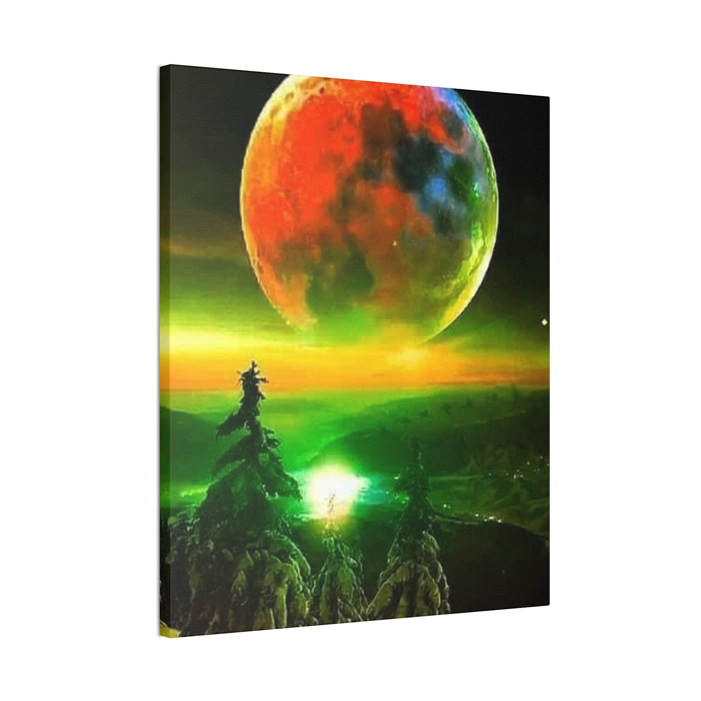 Harvest Moon - Canvas Stretched, 0.75"