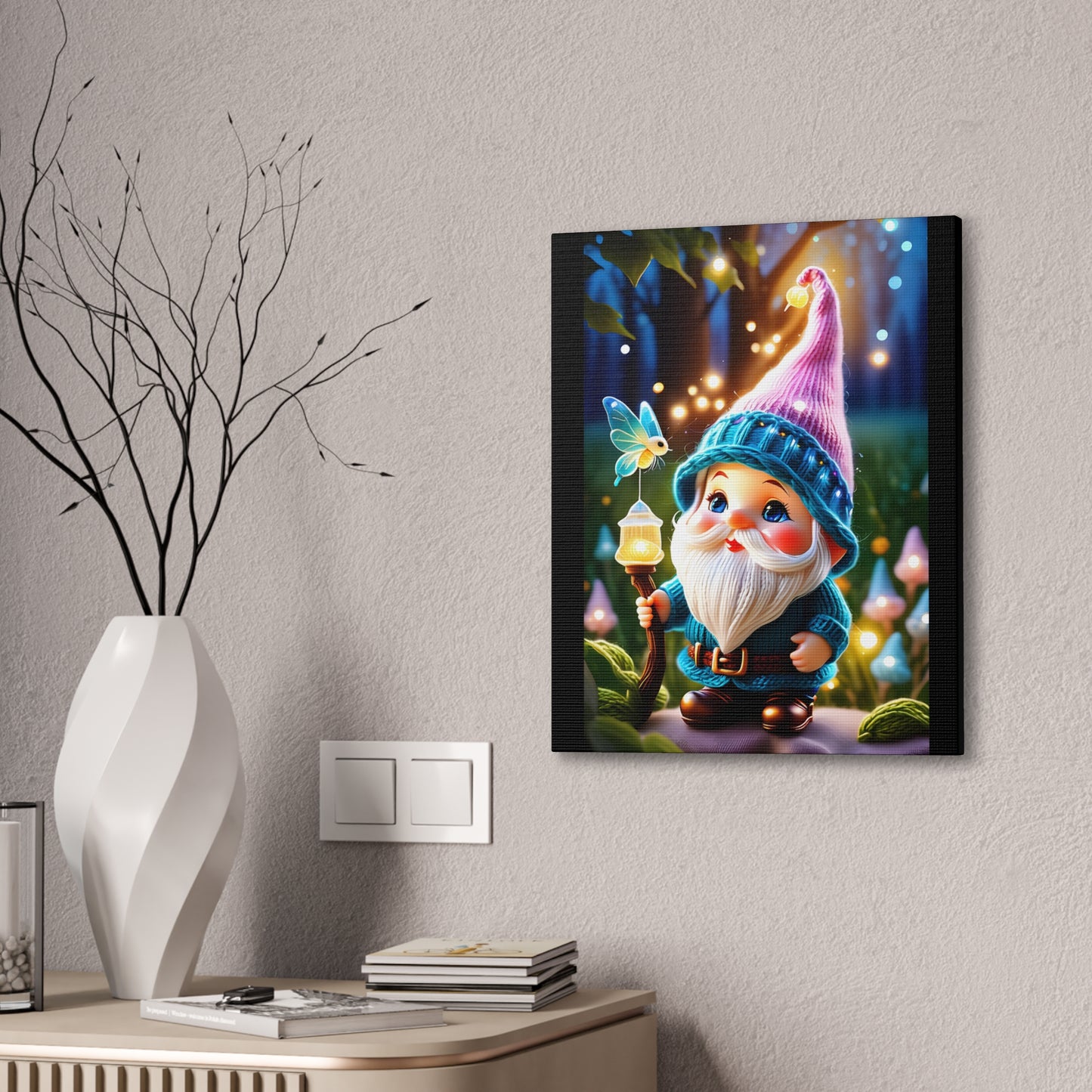 Gnome - Canvas Stretched, 0.75"