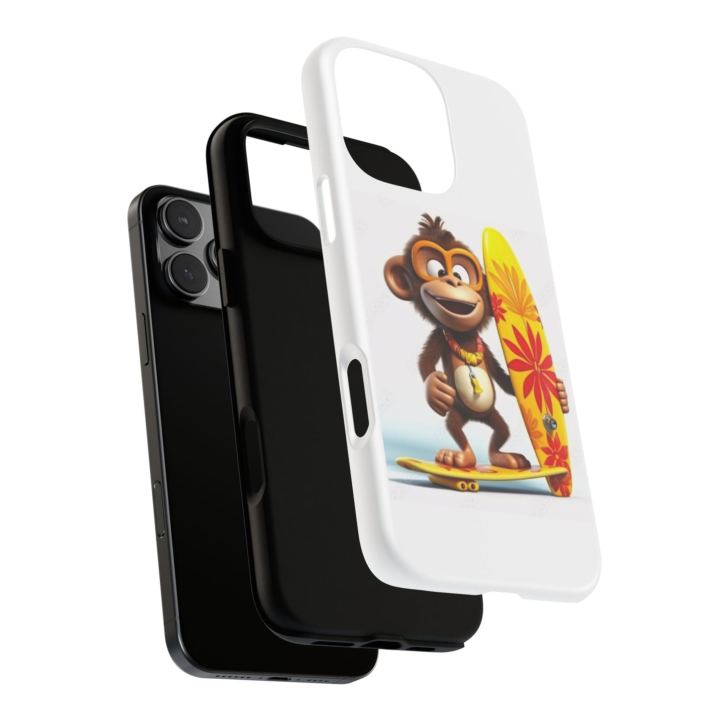 Surfer Monkey -Tough Whimsical Phone Cases