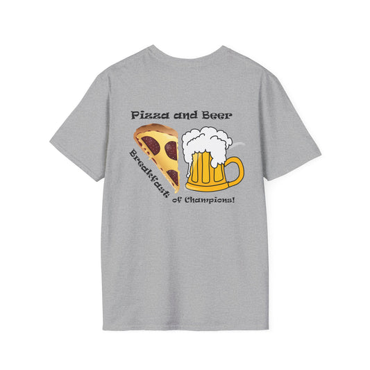 Pizza and Beer - Unisex Softstyle T-Shirt