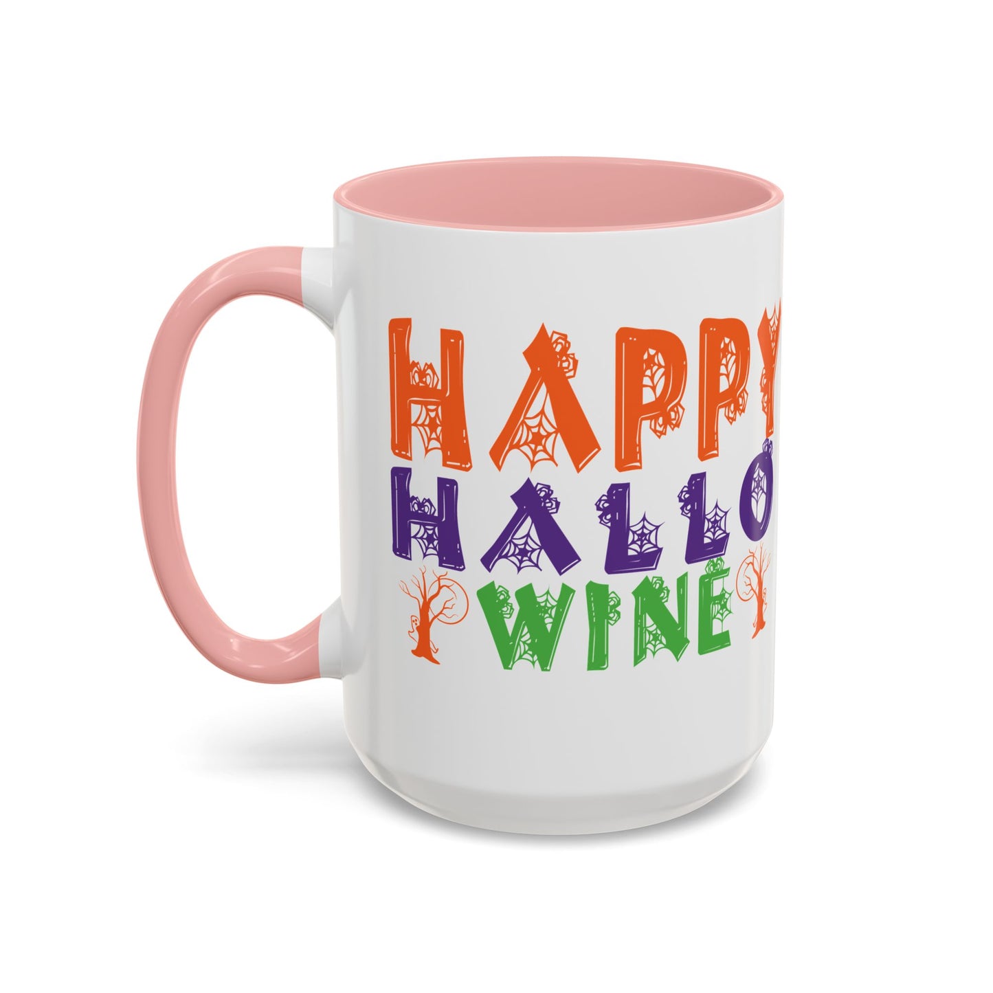 Happy Hallo Wine -Accent Coffee Mug (11, 15oz) - Halloween