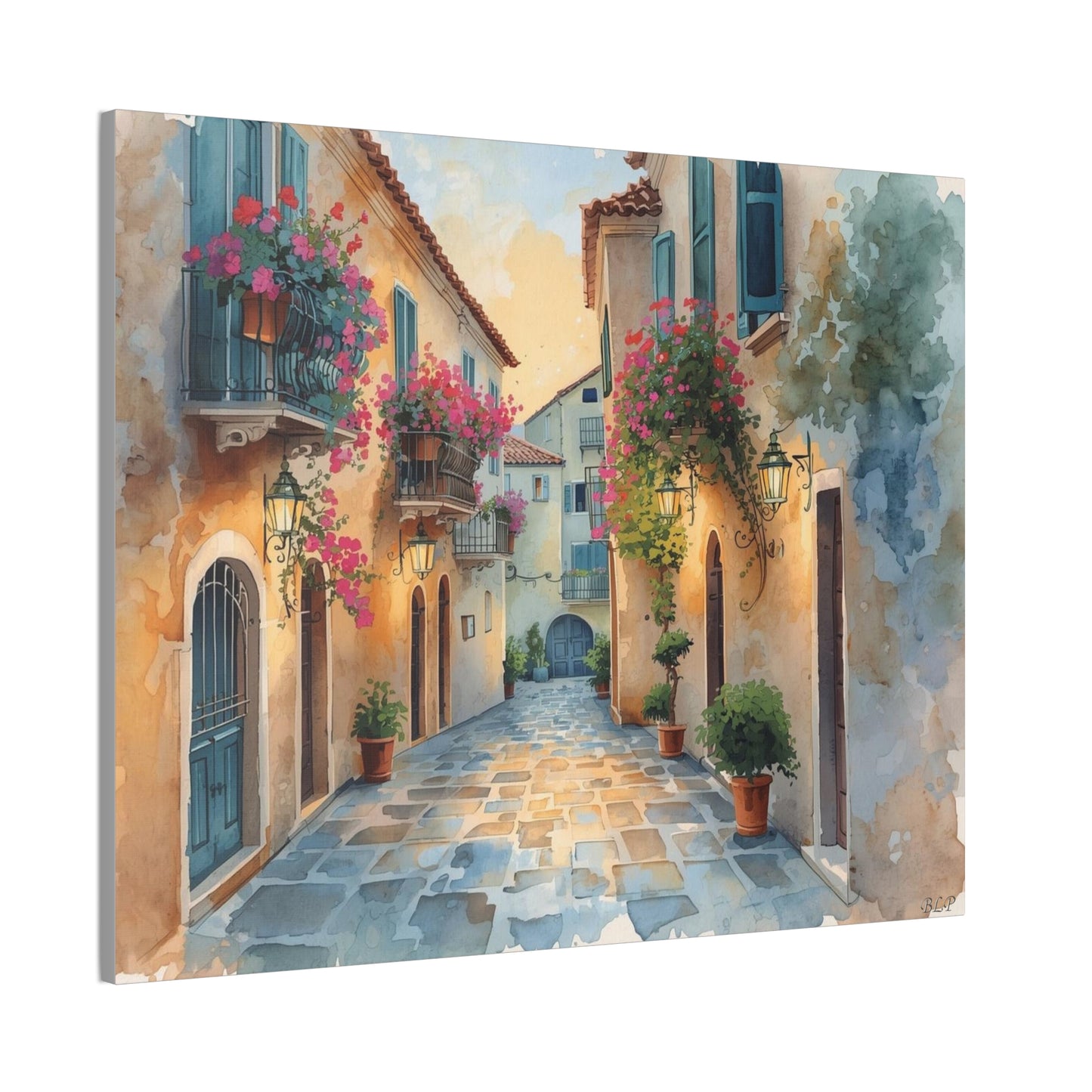 Old Italian Street - Canvas Stretched, 0.75"- 2026 Wall Art Places