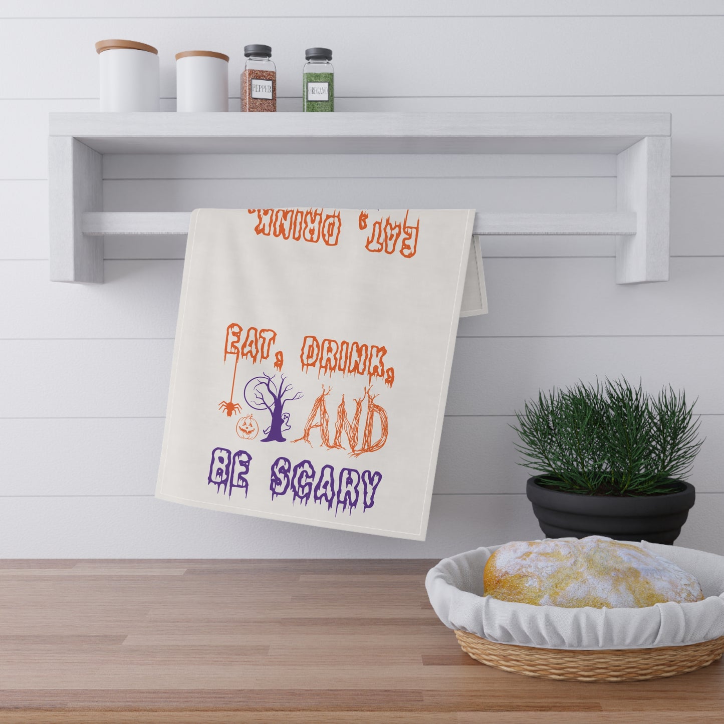 Eat Drink - Tea Towels (cotton, poly)- Halloween