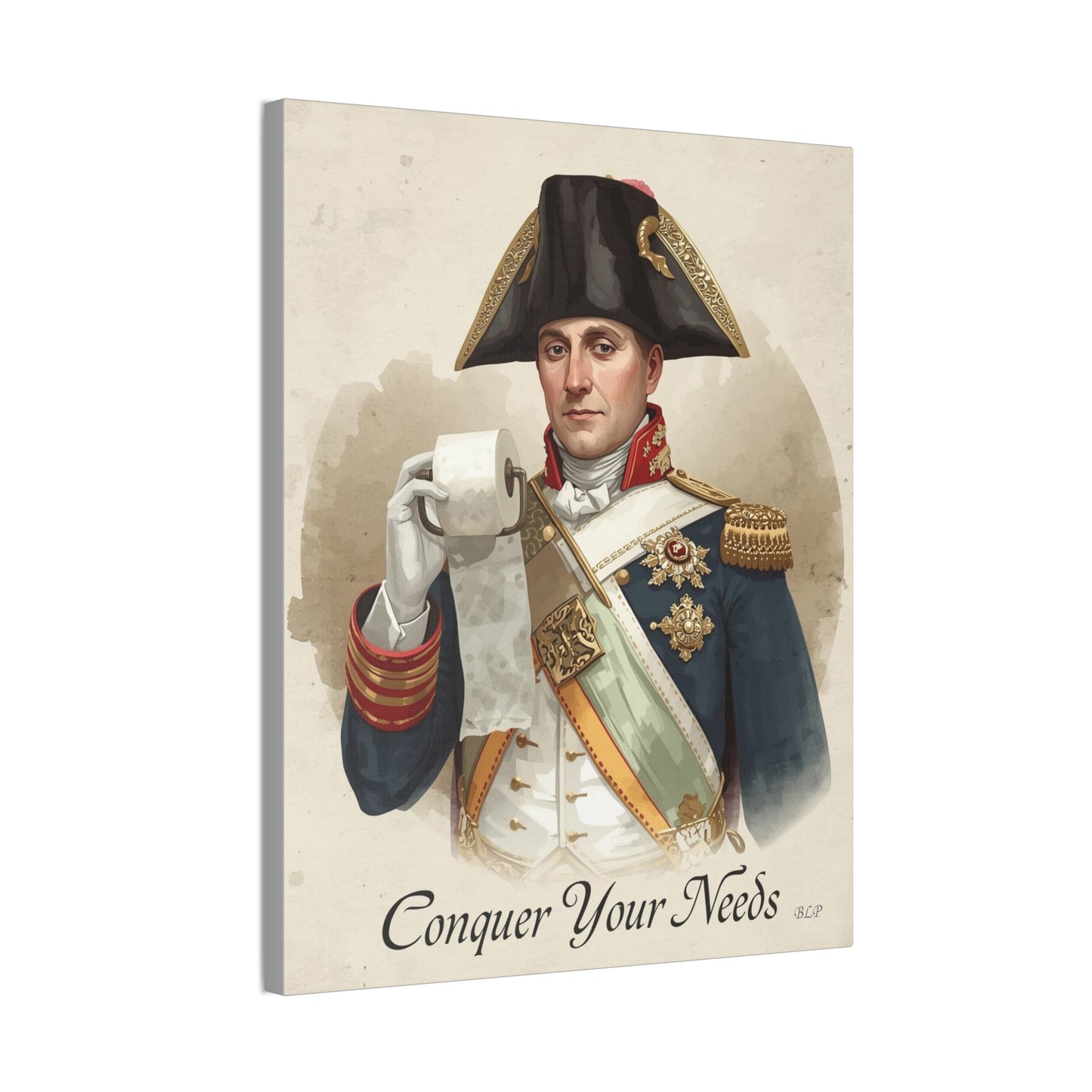 Napoleon - Canvas Stretched, 0.75" - 2026 Wall Art - Bathroom Humor