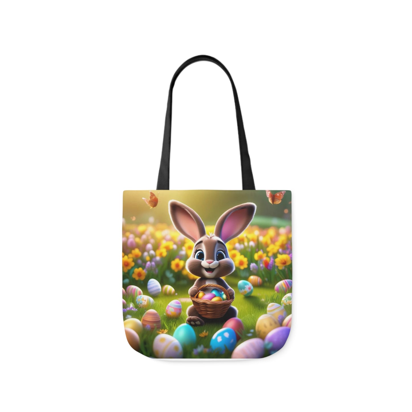 Easter - Canvas Tote Bag, 5-Color Straps