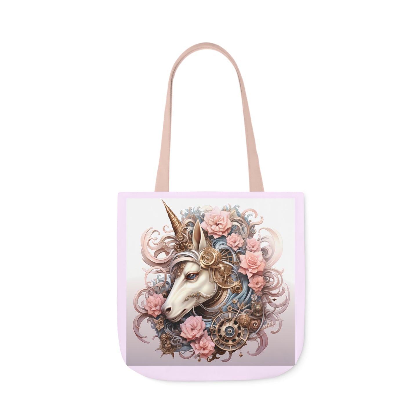 Unicorn - Canvas Tote Bag, 5-Color Straps