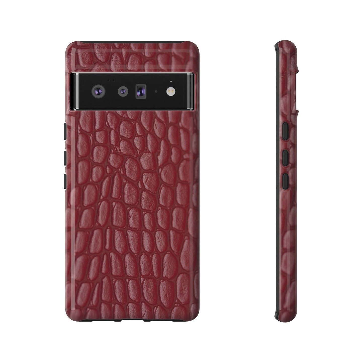 Red Leather - Tough Cases - Whimsical Phone Cases