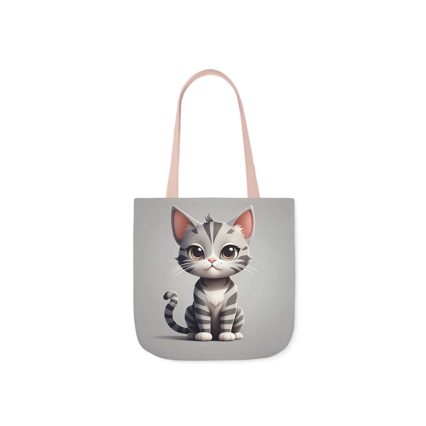 Kitty - Canvas Tote Bag, 5-Color Straps