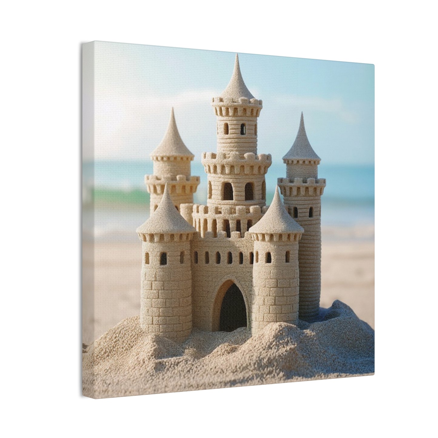 Sand Castle - Canvas Stretched, 0.75"