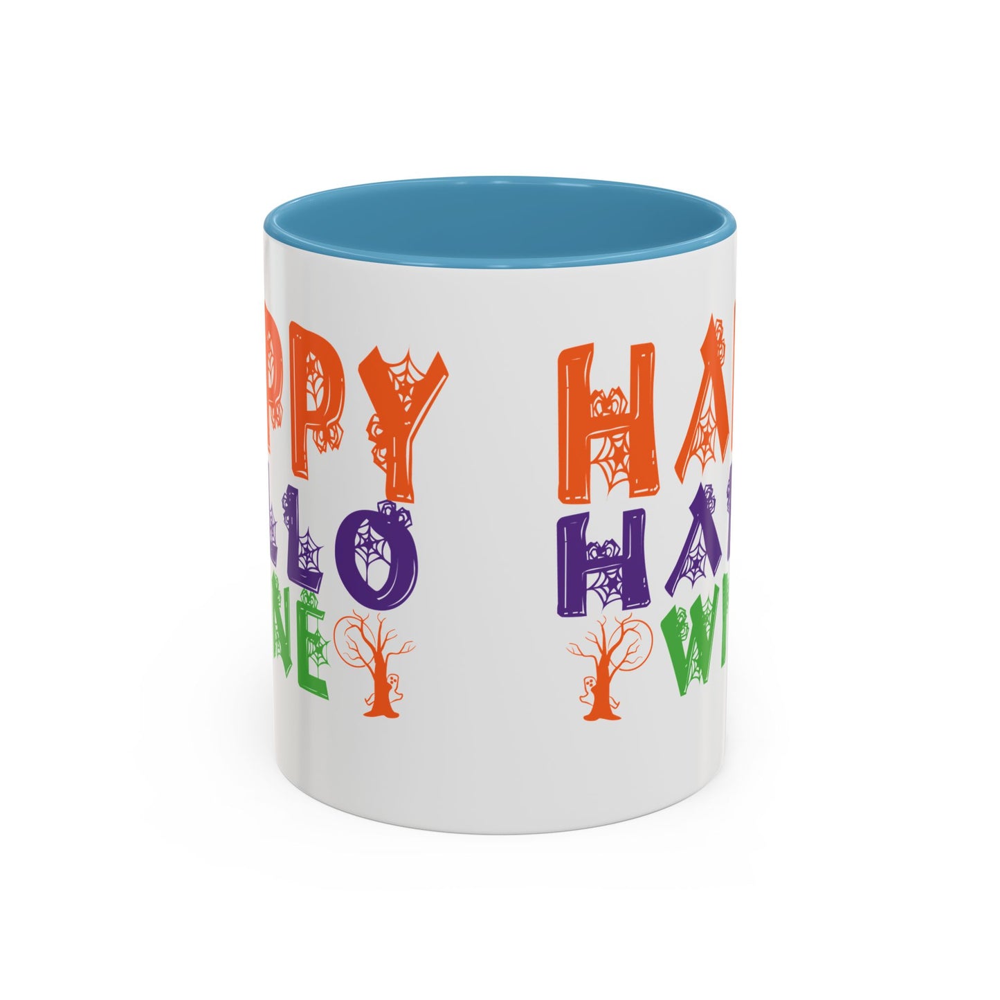 Happy Hallo Wine -Accent Coffee Mug (11, 15oz) - Halloween