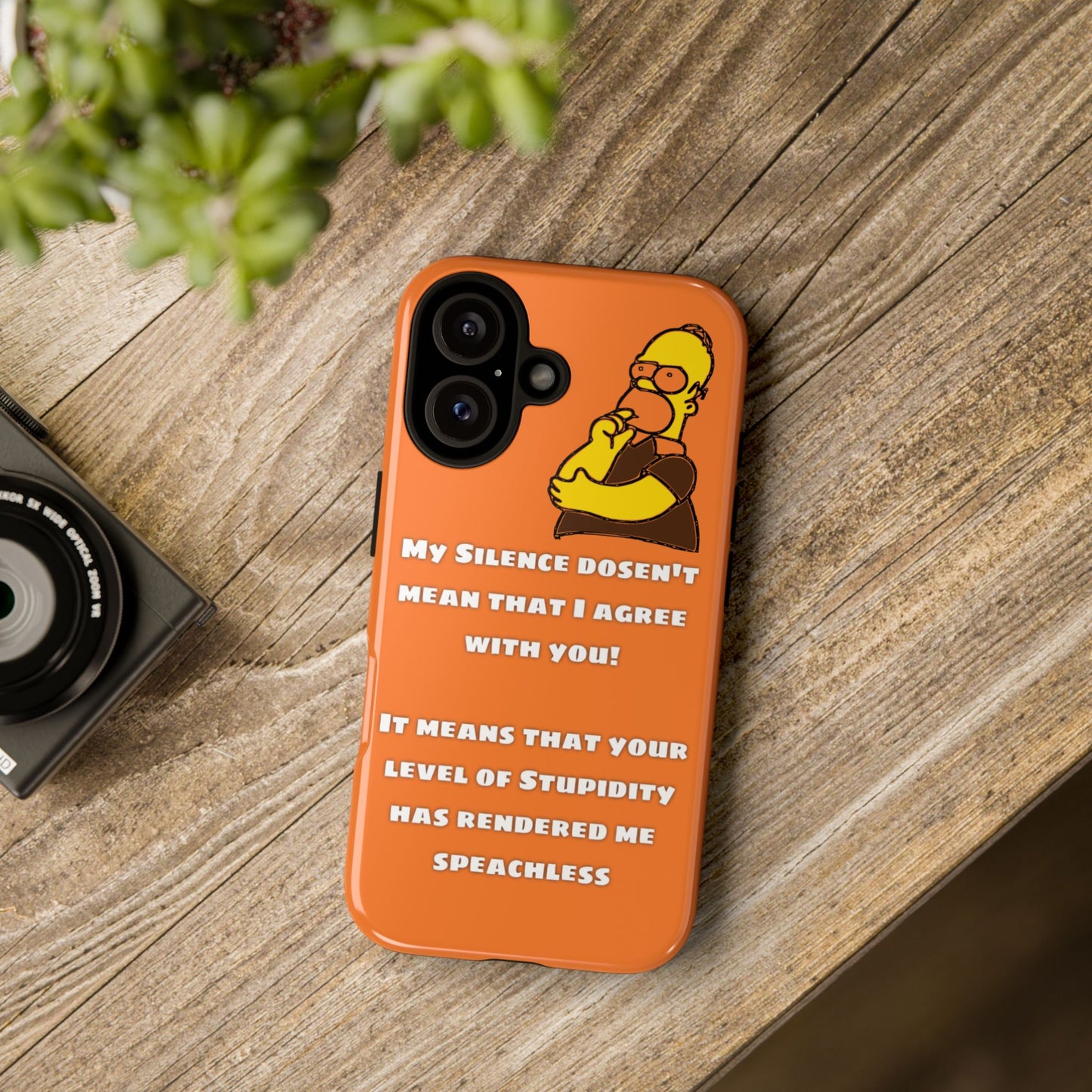 My Silence - Tough Cases - Whimsical Phone Cases