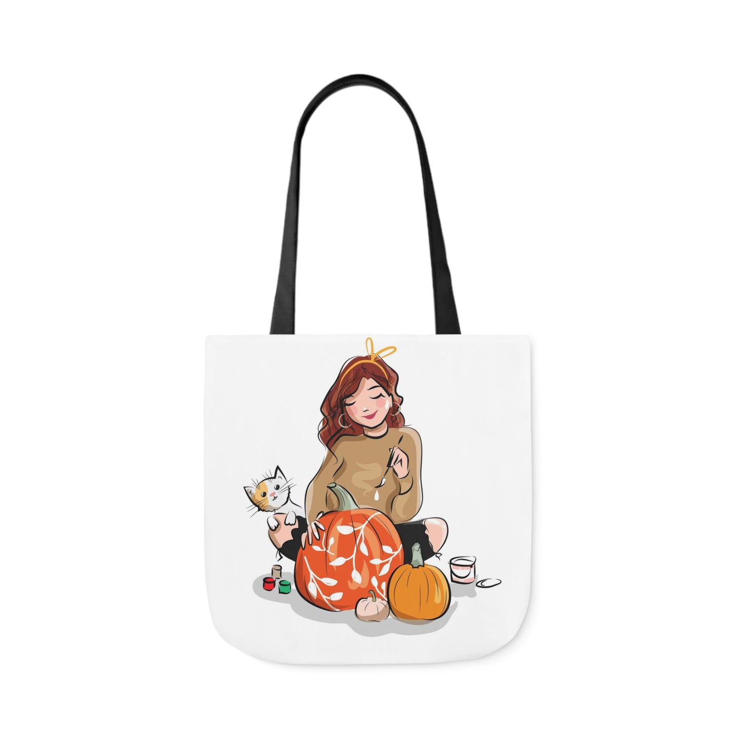 Painting - Canvas Tote Bag, 5-Color Straps