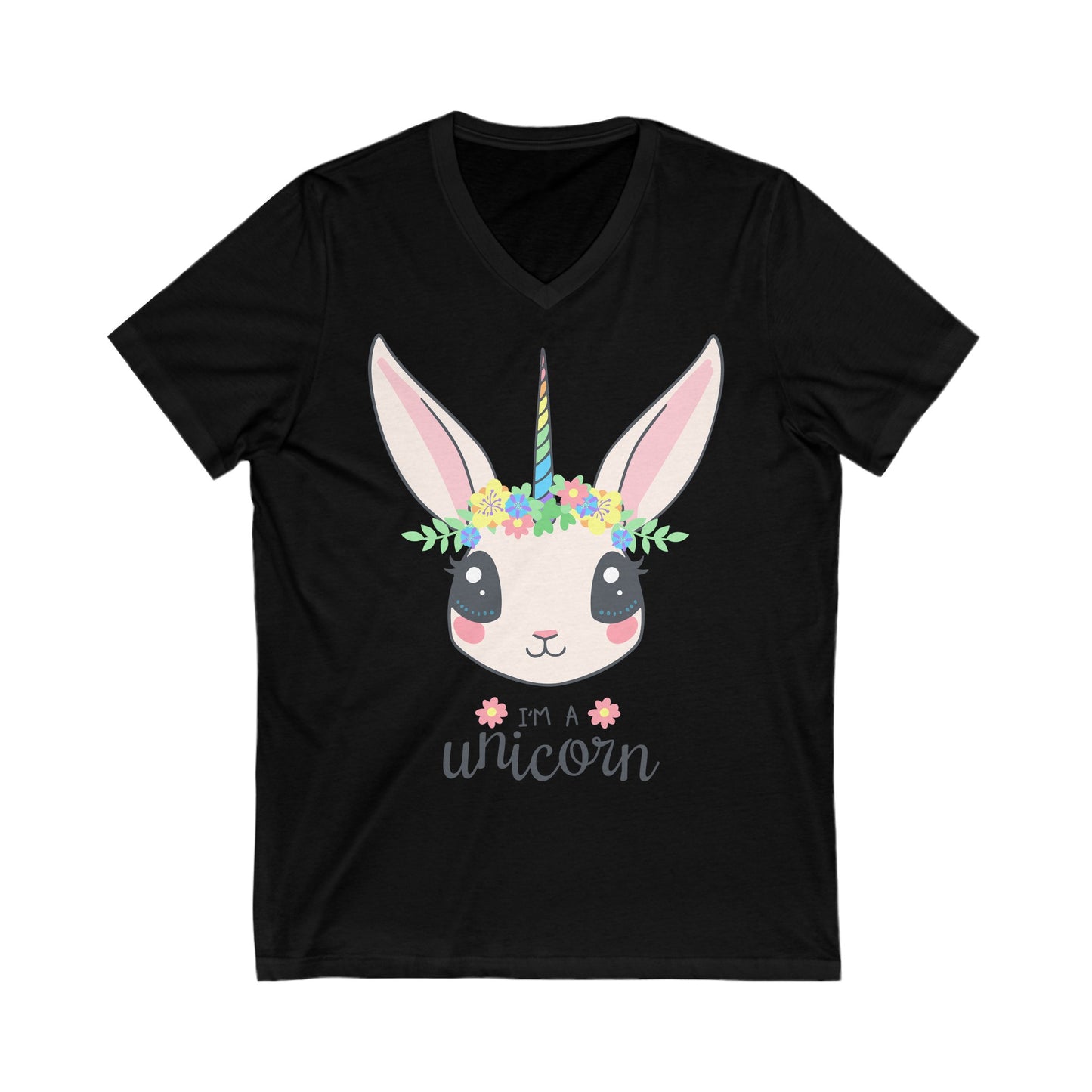 I am a Unicorn - Unisex Jersey Short Sleeve V-Neck T-shirt