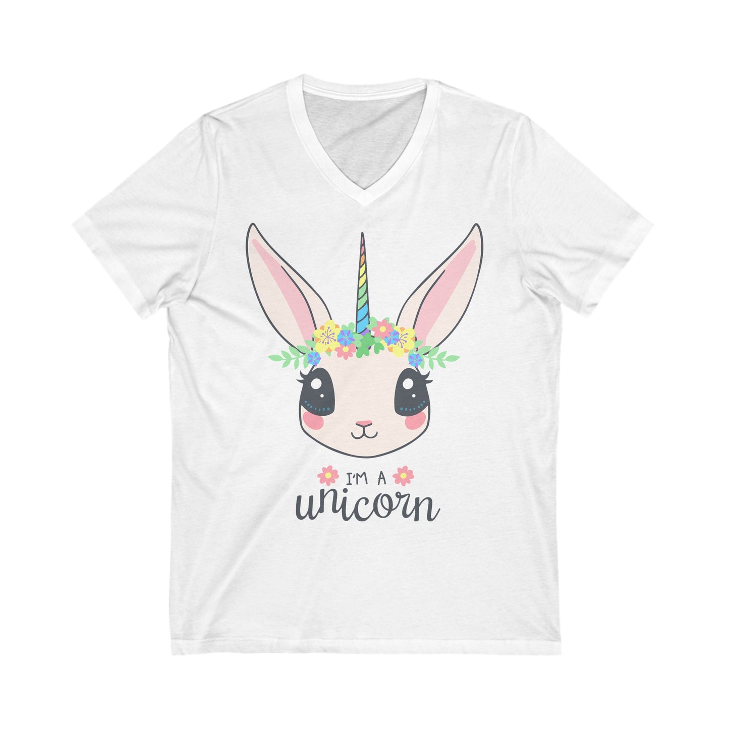 I am a Unicorn - Unisex Jersey Short Sleeve V-Neck T-shirt