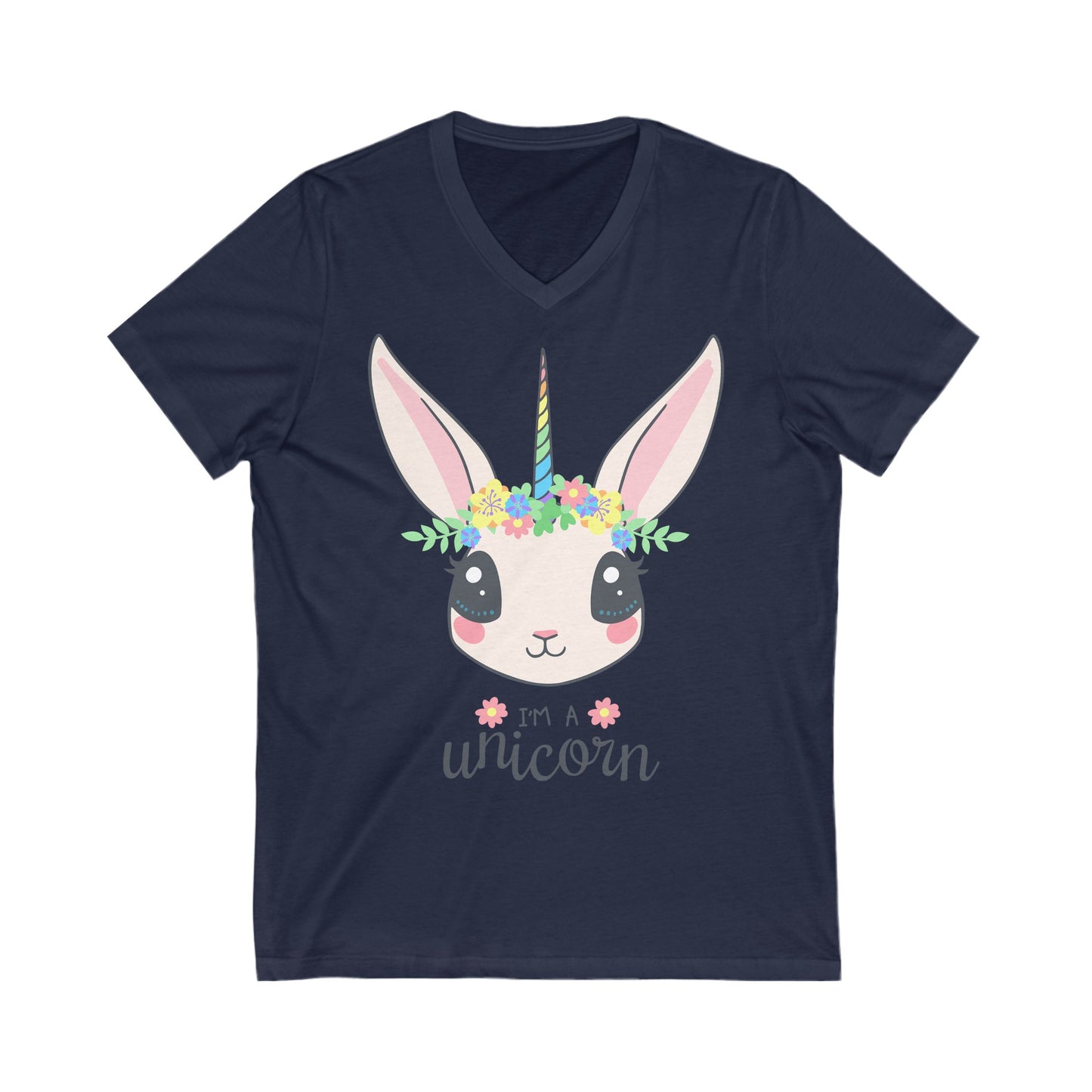 I am a Unicorn - Unisex Jersey Short Sleeve V-Neck T-shirt