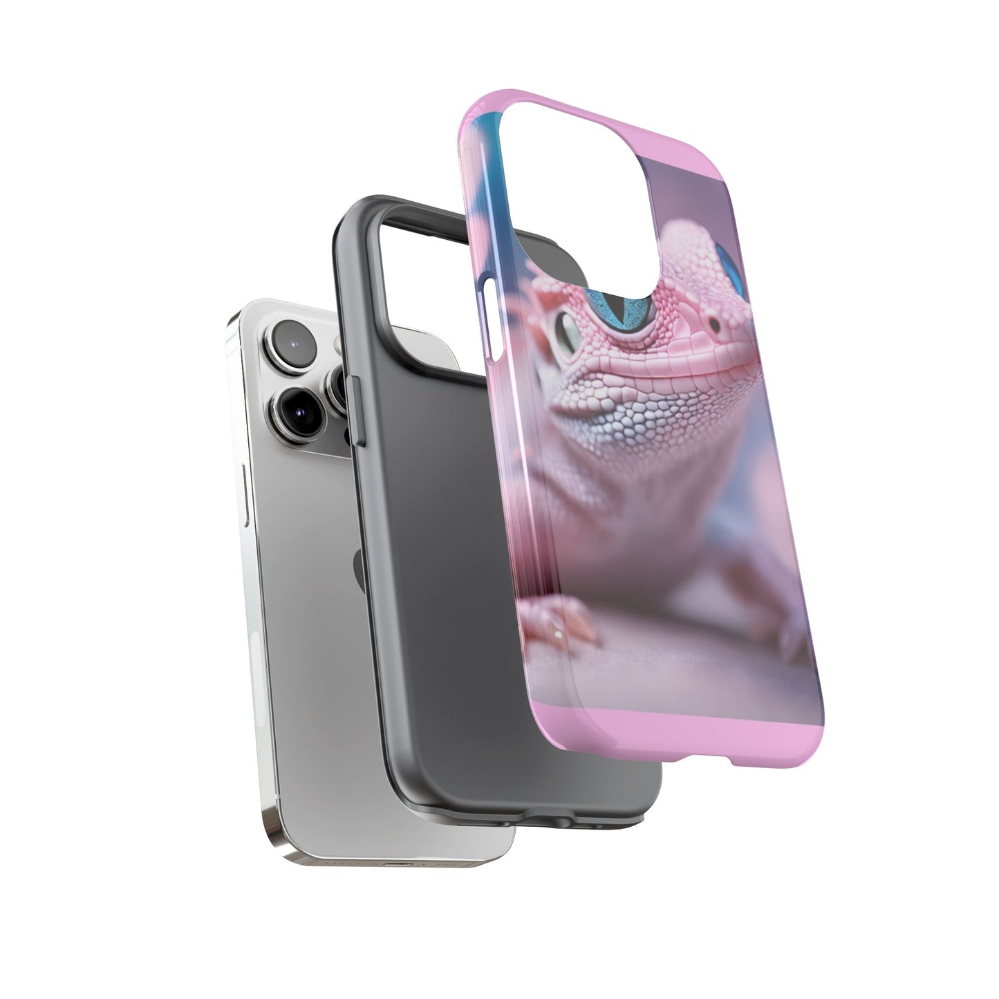 Pink Lizard - Whimsical Phone Cases