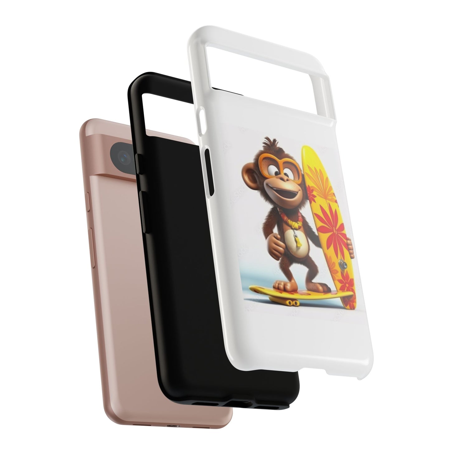 Surfer Monkey -Tough Whimsical Phone Cases