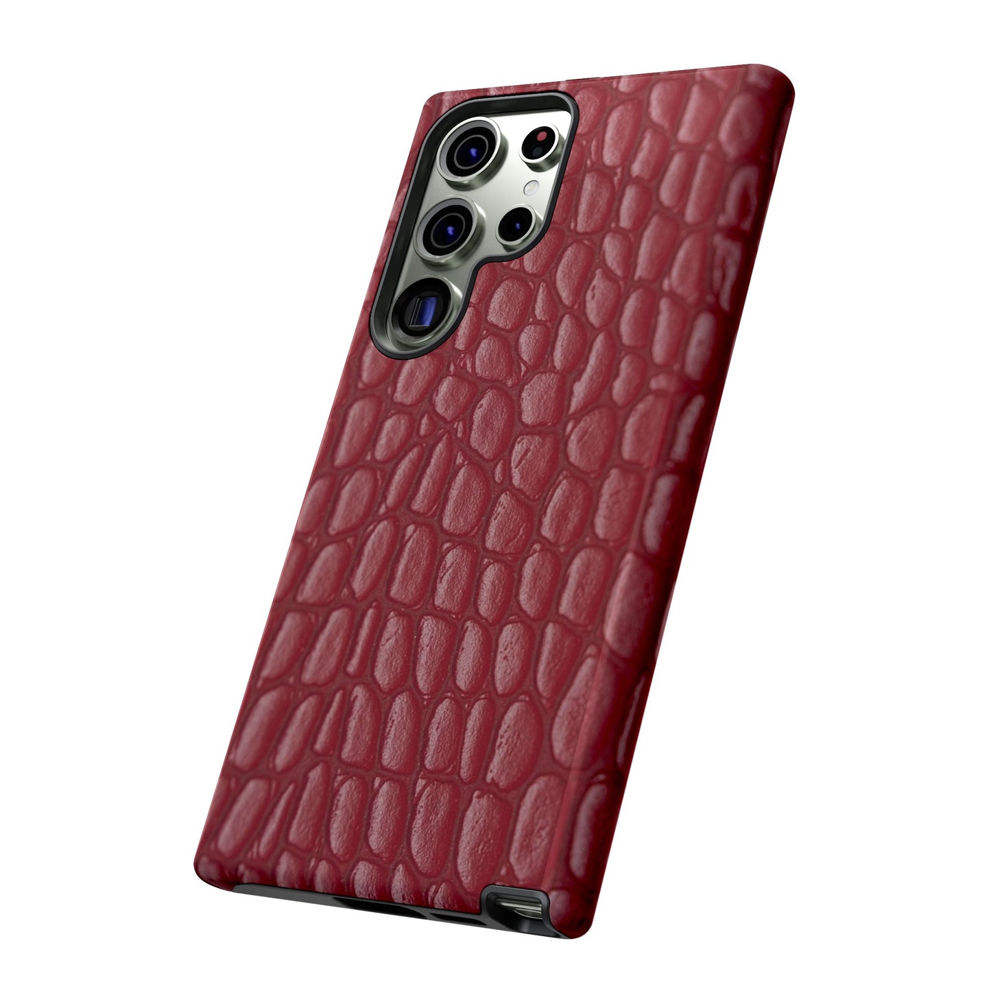 Red Leather - Tough Cases - Whimsical Phone Cases