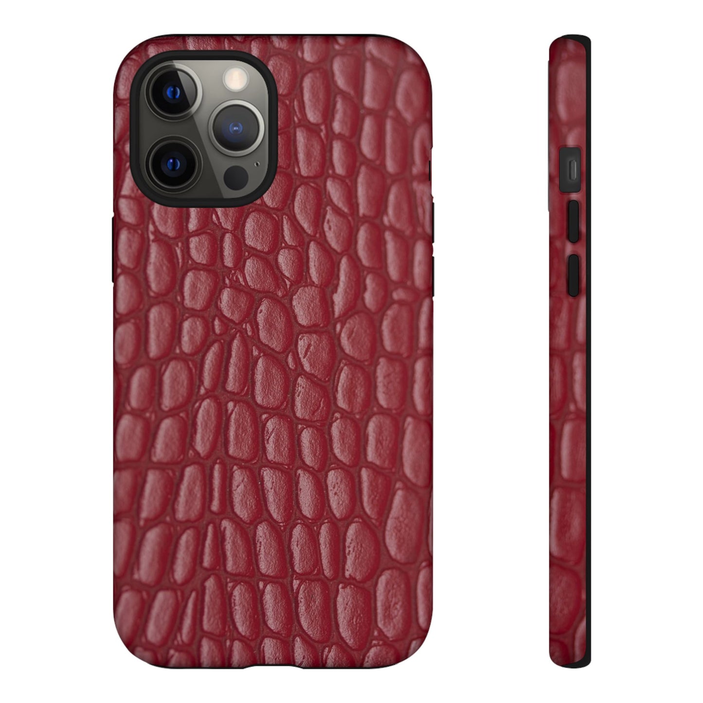 Red Leather - Tough Cases - Whimsical Phone Cases