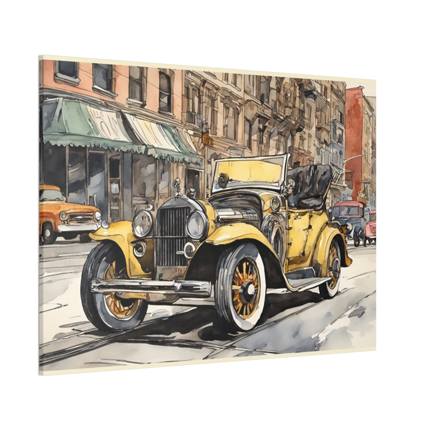 Antique Car - Canvas Stretched, 0.75" - Father's Day