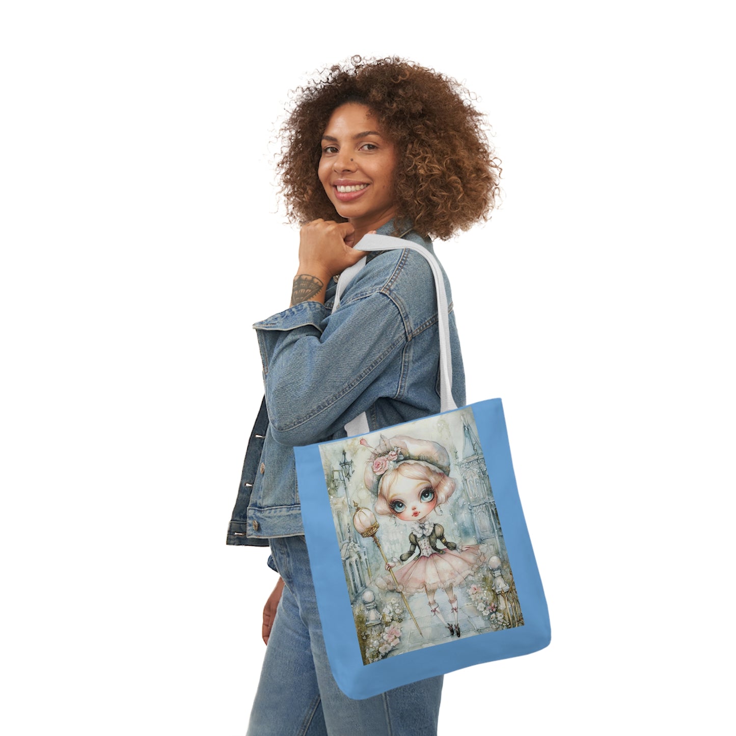 Tiny Dancer - Canvas Tote Bag, 5-Color Straps