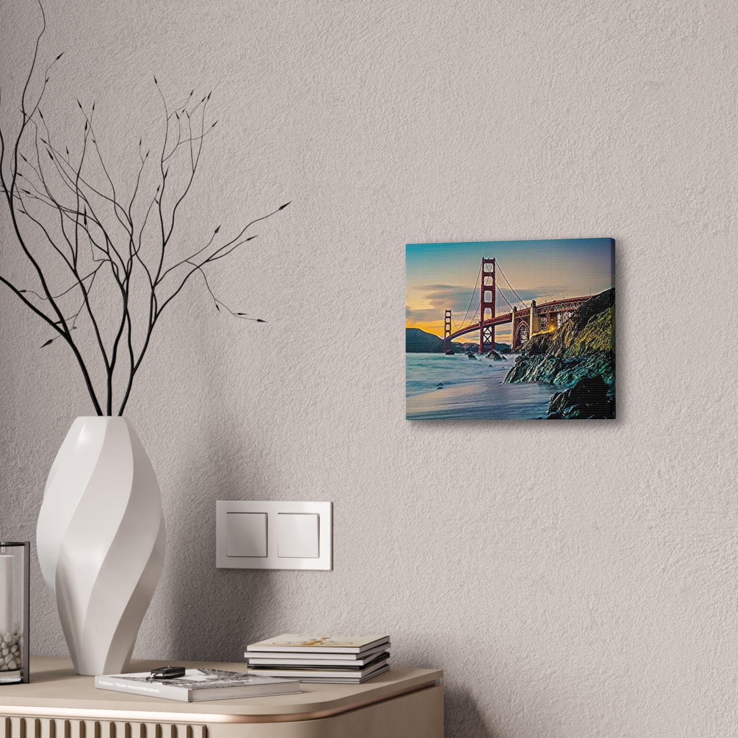 Golden Gate - Canvas Stretched, 0.75"