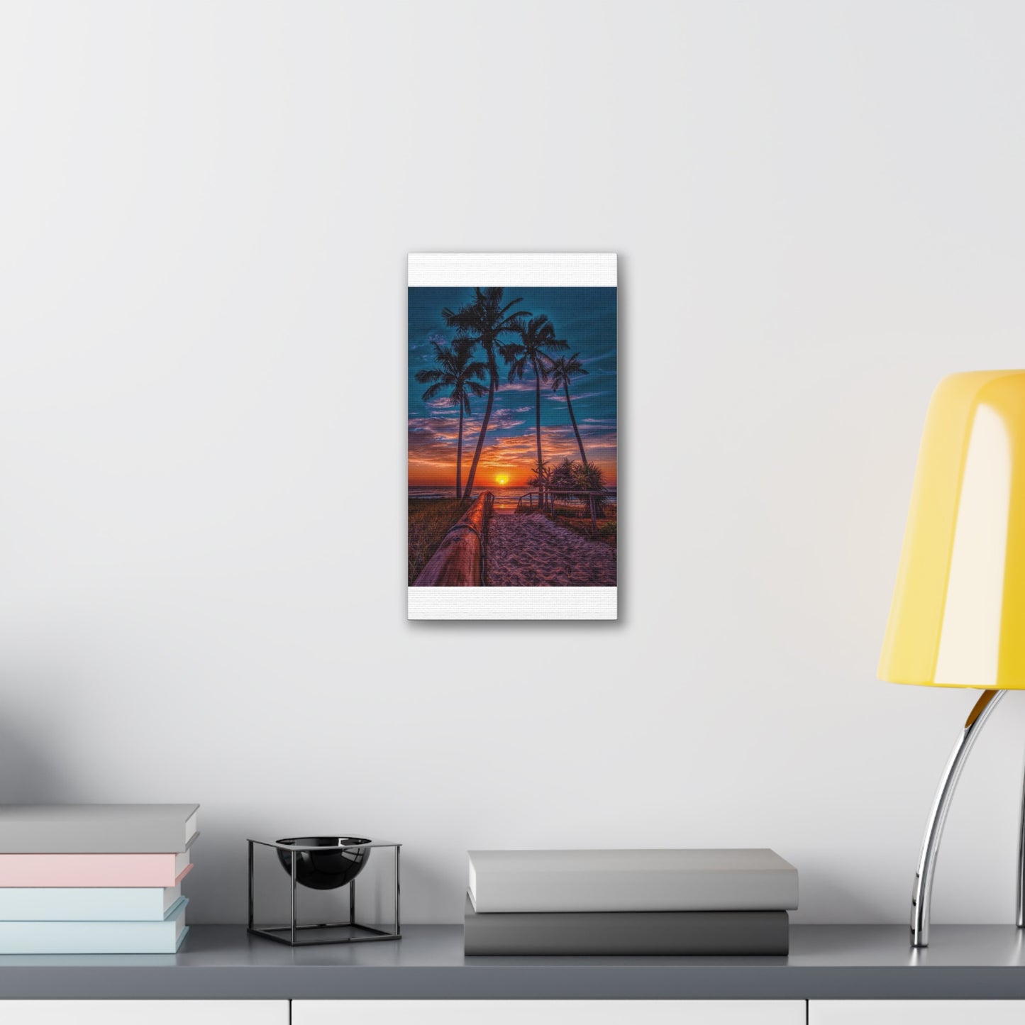 Sunset Palms - Canvas Stretched, 0.75"