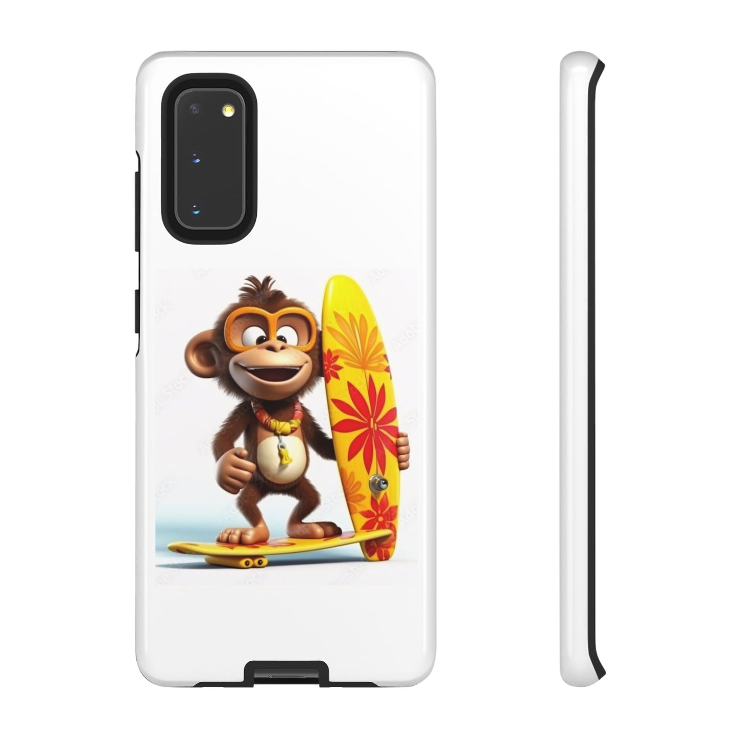 Surfer Monkey -Tough Whimsical Phone Cases