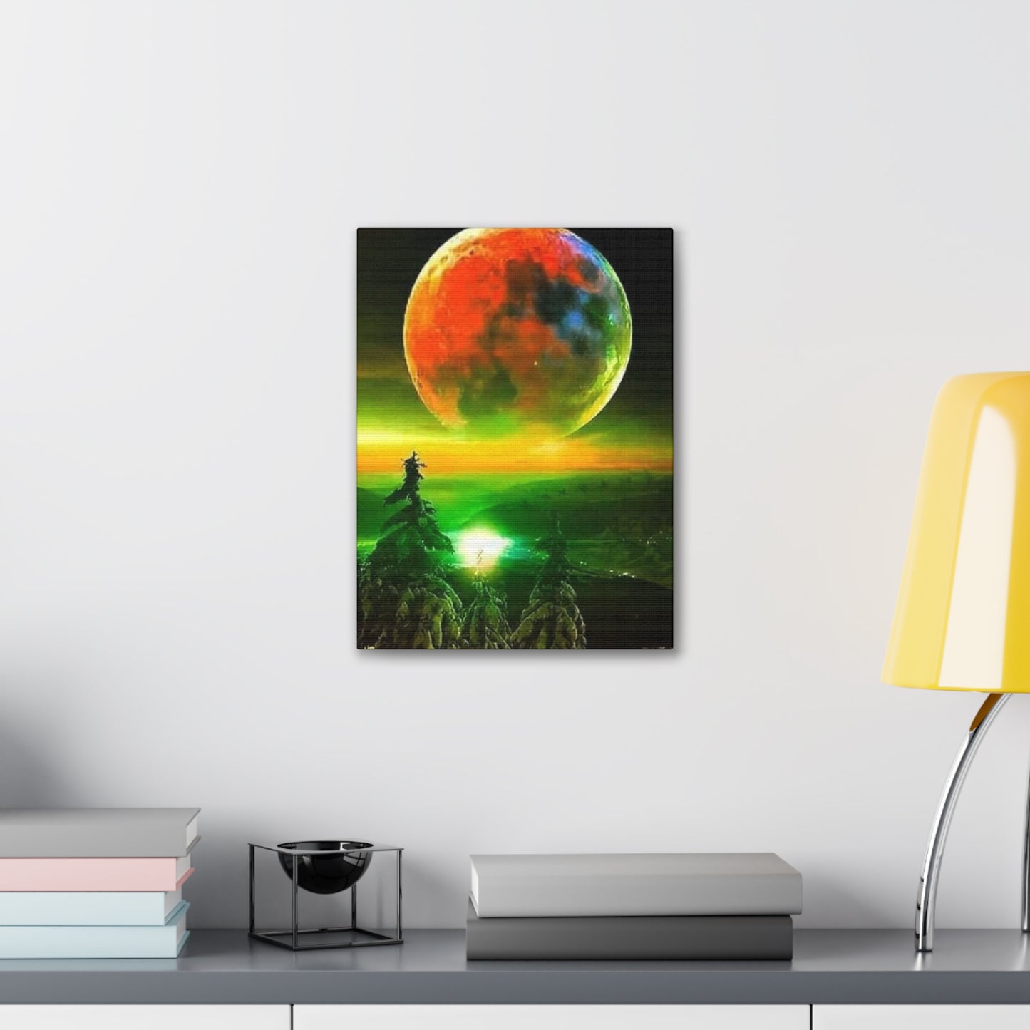 Harvest Moon - Canvas Stretched, 0.75"