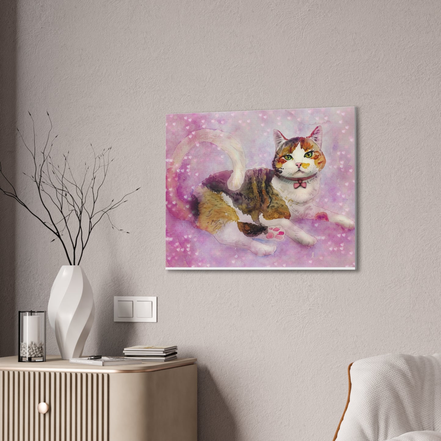 Pretty Kitty - Canvas Stretched, 0.75"