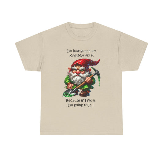 Karma - Unisex Heavy Cotton Tee - Funny