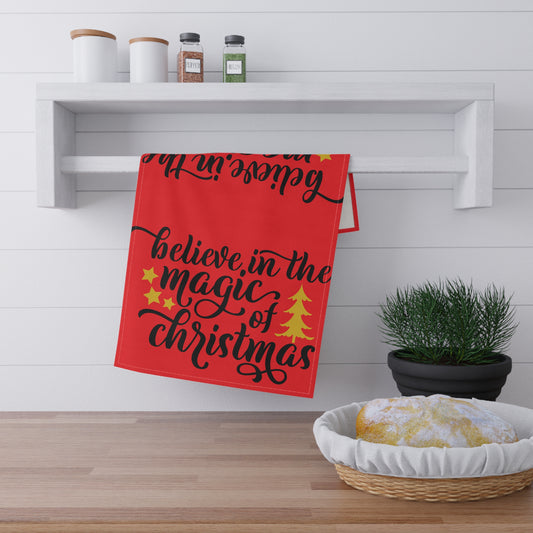 Believe in the Magic - Tea Towels (cotton, poly) - Christmas