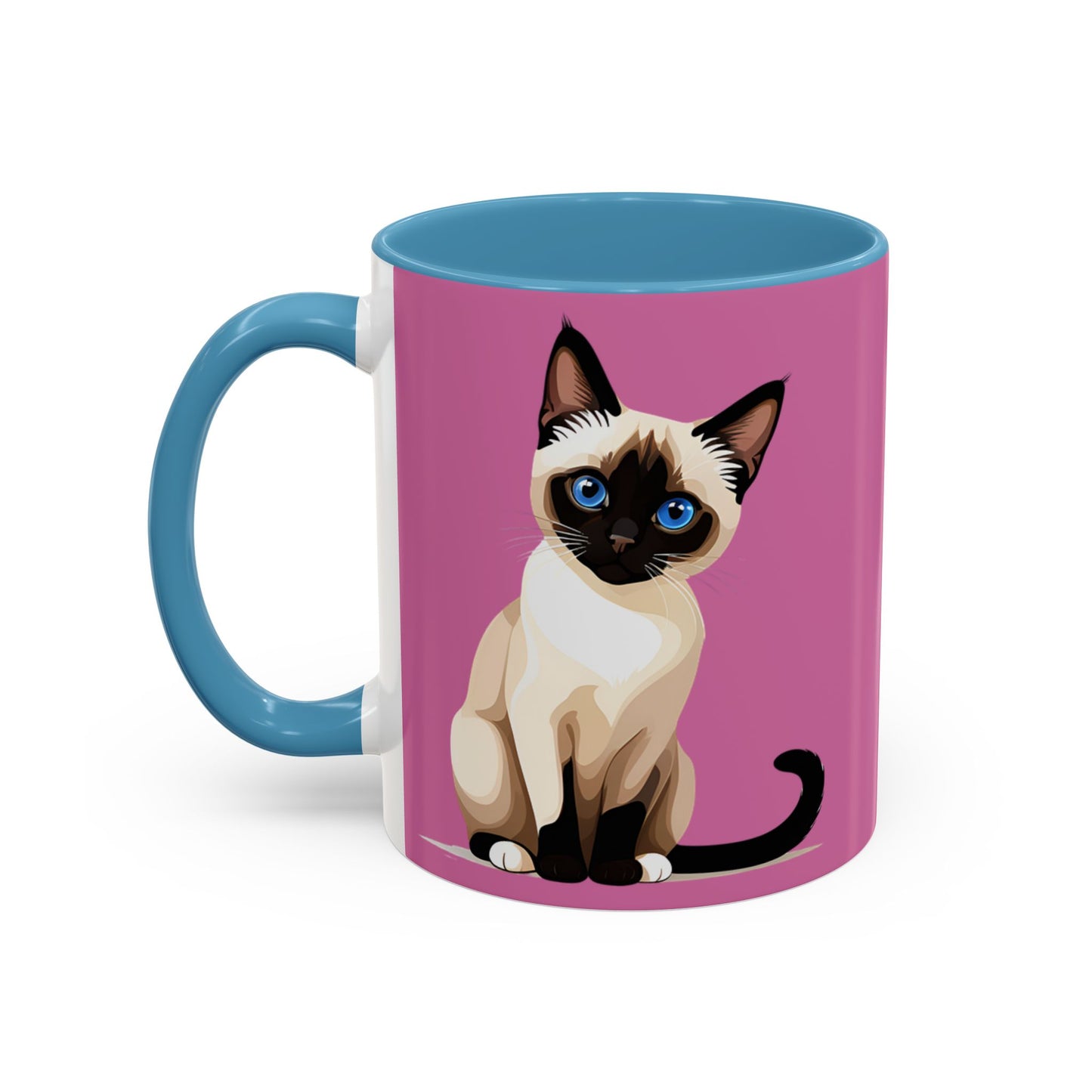 Siamese Cat - Accent Coffee Mug (11, 15oz)