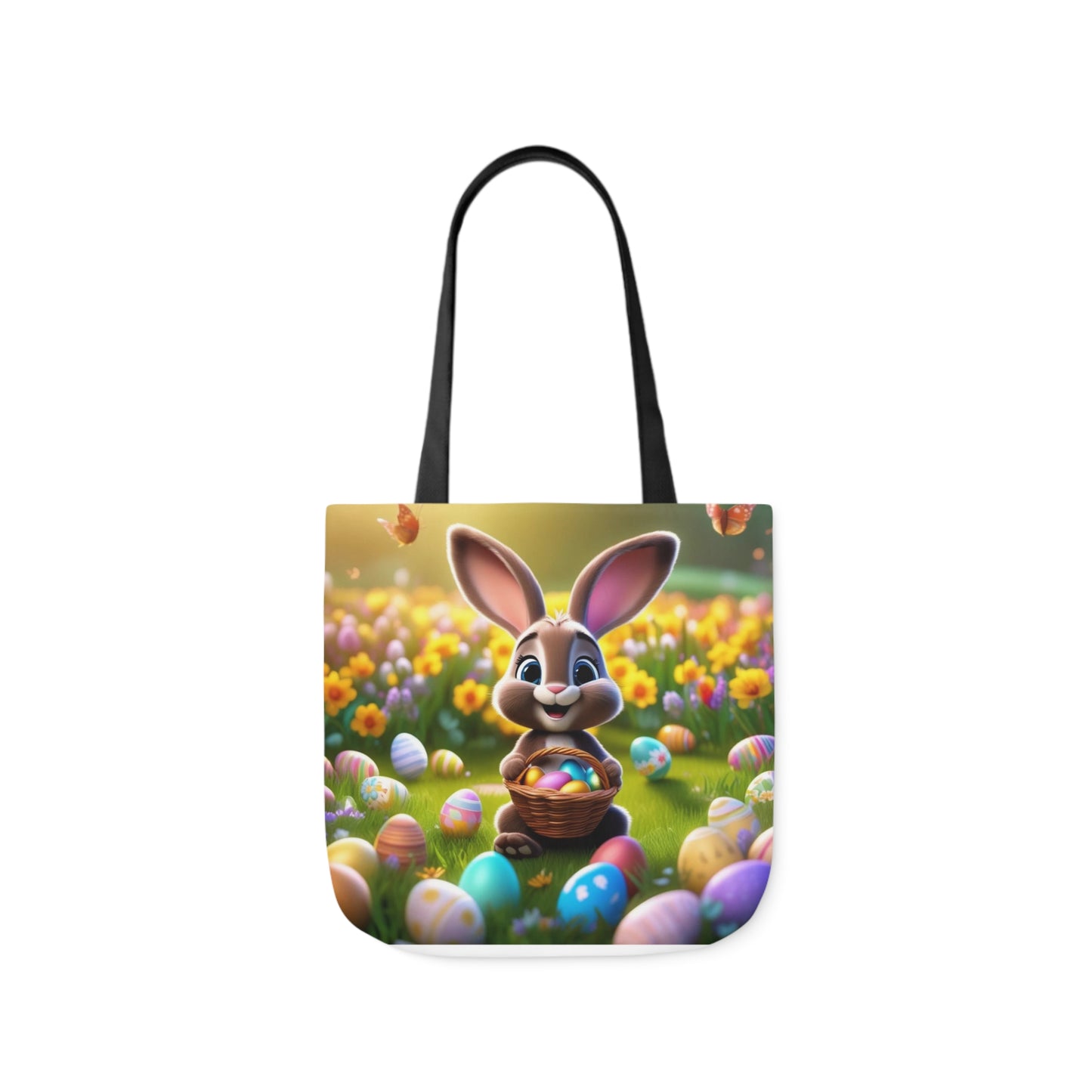 Easter - Canvas Tote Bag, 5-Color Straps